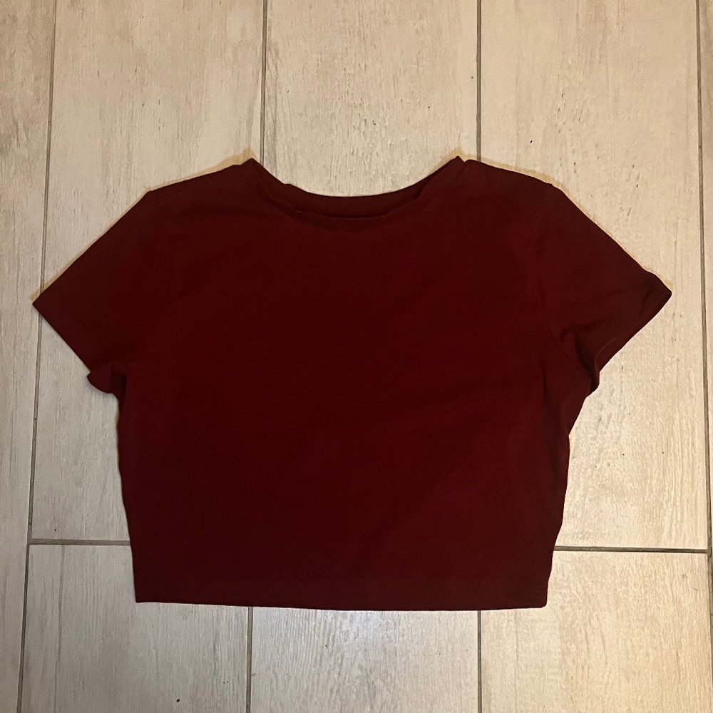 Dark Red T Shirt